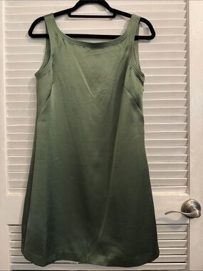 NWT REBECCA TAYLOR  A-Line Dress in Olive Green